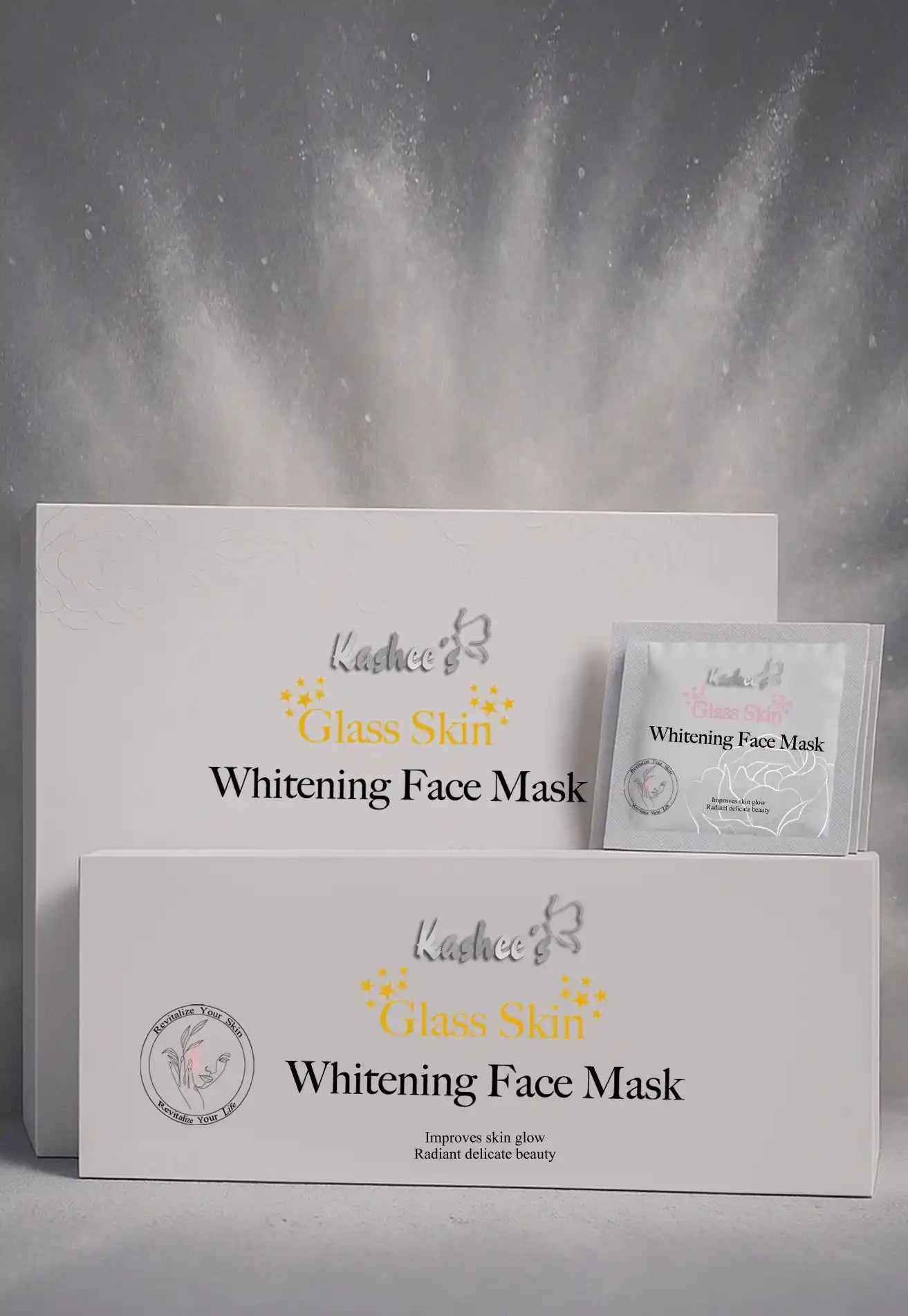 Kashees Glass Skin Whitening Face Mask Box
